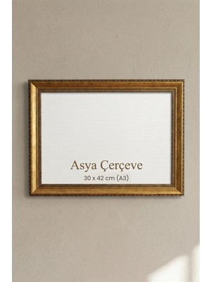 Asya Çerçeve 30 x 42 cm Hürrem Sultan Serisi Camlı Oda Mutfak Salon Koridor Poster Puzzle Forma ve Resim Çerçevesi