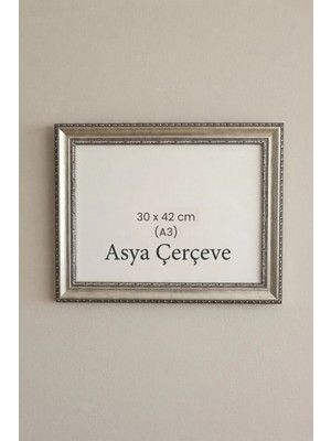 Asya Çerçeve 30 x 42 cm Hürrem Sultan Serisi Camlı Oda Mutfak Salon Koridor Poster Puzzle Forma ve Resim Çerçevesi
