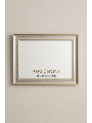 Asya Çerçeve 30 x 42 cm (A3 Ebatı) Selçuklu Saray Serisi Camlı Oda Mutfak Salon Koridor Poster Puzzle Forma ve Resim Çerçevesi