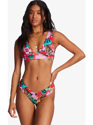 Billabong Bıllabong Islands Away Rev Plunge Kadın Çok Renkli Bikini Üstü ABJX300821-MUL