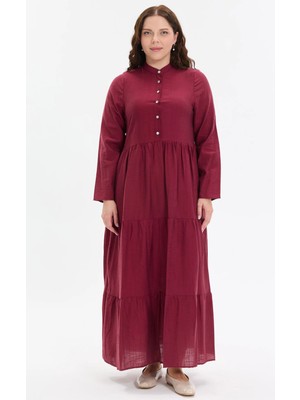 Kado Moda Kado Online Hakim Yaka Kat Kat Kadın Elbise