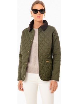Barbour Annandale Terracotta Kapitone Ceket OL91 Olive