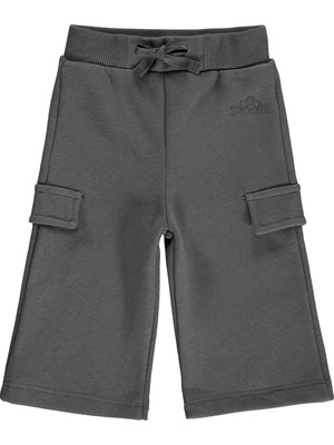 Civil Baby Çiçek Nakışlı Basic Kargo 6-18 Ay Eşofman Altı - Gri
