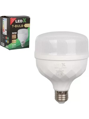 TeknoKapsül Ledx AL-TB30 Akım Korumalı 30 Watt 3600 Lümen E27 Beyaz Kristal Torch LED Ampul