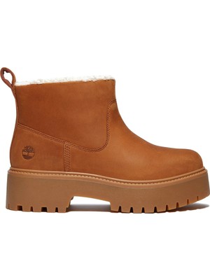 Timberland Stone Street Mid Warm Lined Boot Unisex Outdoor Botu Turuncu