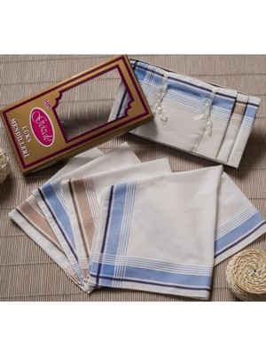 Universal Sarı Kutulu 46X46 cm 12 Adet Kumaş Mendil-Gsk 03