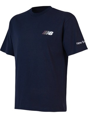 New Balance MNT1644 Lacivert Erkek Tişört