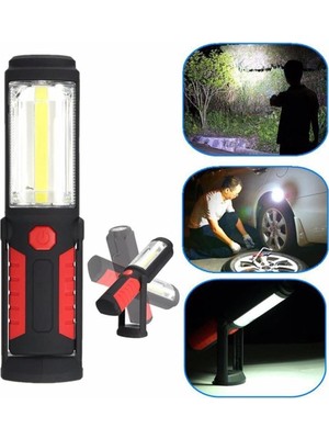 TeknoKapsül Br S99 Cob LED Şarj Edilebilir Mıknatıslı Çalışma Feneri