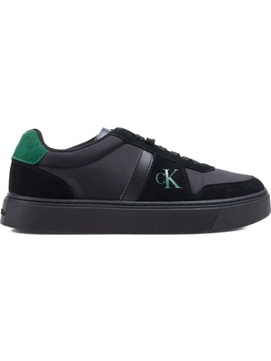 Calvin Klein Siyah Erkek Sneaker Classıc Cups Lace Mıx Emb Tongue