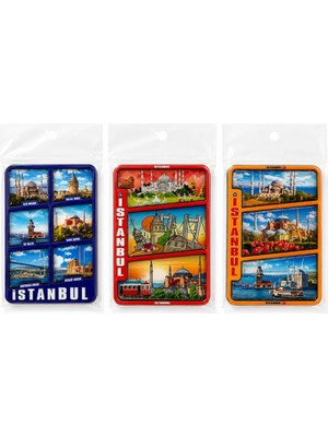 Xtrike Me Istanbul Temalı Ahşap Buzdolapı Süsü Magnet ALK5824