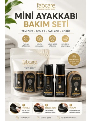 Fabcare Mini Ayakkabı Bakım Seti Karma