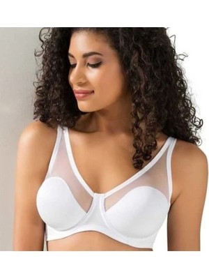 Le Jardin Le Jardın 9200 Lında C Cup Toparlayıcı Siyah Tül Kaplı Soft SÜTYEN-BEYAZ-105B