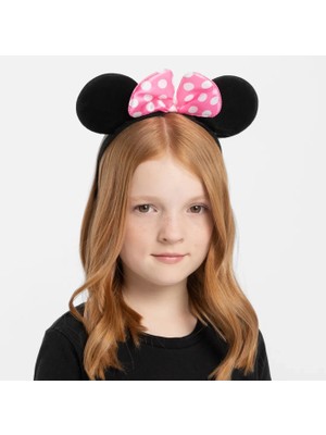 TeknoKapsül Pembe Fiyonklu Minnie Mouse Tacı Mini Kulak