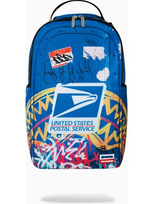 Sprayground Usps Mailbox Vandal Graffiti Baskılı Sırt Çantası