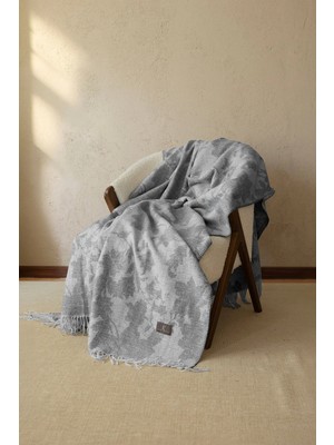 First Choice Molina Tek Kişilik Jakarlı Battaniye 150X200 - Gri