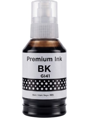 TeknoKapsül Canon GI-41B **kutusuz** Siyah Dye Şişeli Mürekkep 135ML