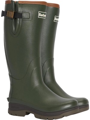 Barbour Kadın Tempest Wellingtons Çizme OL51 Kauçuk Malzeme ile Rahat ve Kaymaz Taban 37 Numara Olive