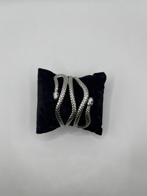 AG23 Tasarım Yılan Snake Bileklik Silver Gümüş Renk