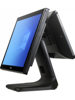 Tiwox TP-4950D, Intel I5 5.nesil, 18.5" Ekran,  8gb Ram, 128GB Ssd, Endüstriyel, Dokunmatik Pos Pc (Çift Ekran)