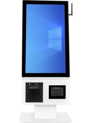Tiwox S-1250, 21,5" LED Panel, Intel I7 5.gen, 16GB Ram, 256GB Ssd, Wi-Fi, 80MM Barkod Yazıcı, 2d Okuyucu, Kiosk (Beyaz)