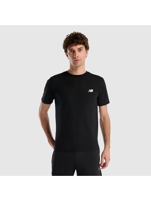 New Balance MNT1537 Classic Basic Logo Siyah Erkek Tişört