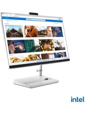 Lenovo F0GH01JCTR, Ideacentre Aıo 3 24IAP7 I5-12450H 23,8" Fhd Ekran, 16GB Ddr4 Ram, 512GB Ssd, Paylaşımlı Ekran Kartı, Free Dos, All In One Pc (Beyaz)