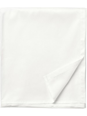 IKEA Battal Boy Beyaz Lastiksiz Çarşaf 240X260 cm - Pamuklu Yumuşak Doku - Yatak Çarşafı