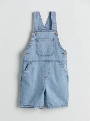 LC Waikiki Lcw Kids Indigo Erkek Çocuk Jean Şort Salopet