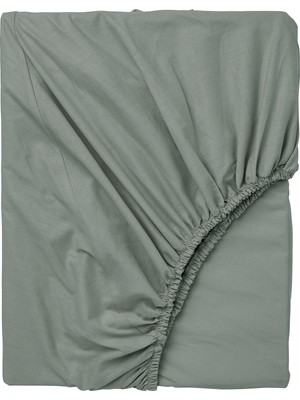 IKEA Çift Kişilik Yeşil Lastikli Çarşaf 140X200 cm - Pamuklu Yumuşak Doku - Yatak Çarşafı