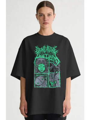 Sevbano Bring Me The Horizon Rock Metal Müzik Grubu Baskılı Unisex Oversize Premium Tişört
