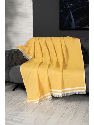 Quattro Home  Alinda Koltuk Örtüsü - Hardal