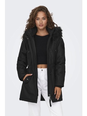 Only Kadın Kapüşonlu Kürklü Kışlık Parka - Iris