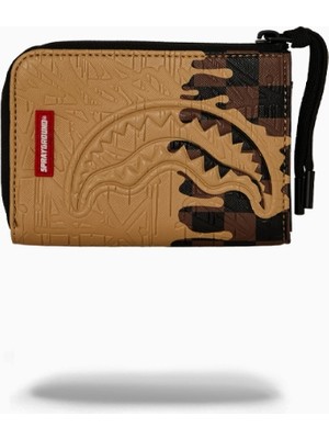 Sprayground Designer Drip Effect Kabartmalı Sharkmouth Cüzdan