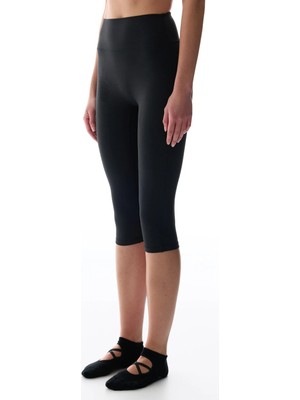 Penti Lycra Siyah Cream Hafif Destek Yüksek Bel Light Soft Kapri Tayt