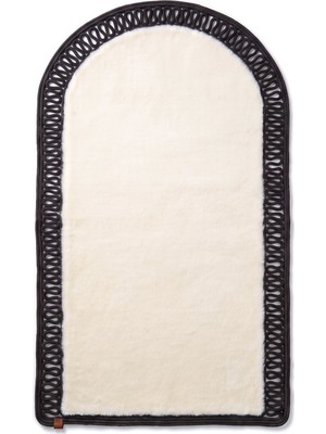 Merplush Mihraplı Peluş Seccade 75X130 cm Süet Taban Yıkanabilir Yumuşak Namaz Halısı