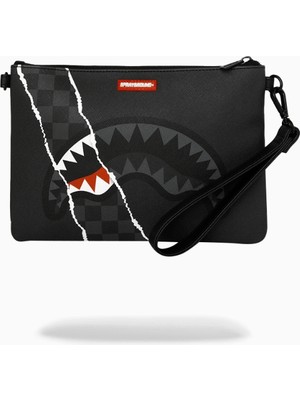 Sprayground Shark Slash Crossover Köpekbalığı Tasarımlı Clutch Çanta