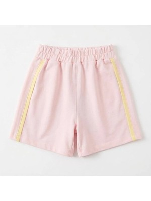 Dereff Biyeli Oversize Şort (Pembe) 6-7 Yaş