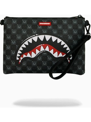 Sprayground Shinobi Sharks In Paris Optik Illüzyon Clutch Çanta