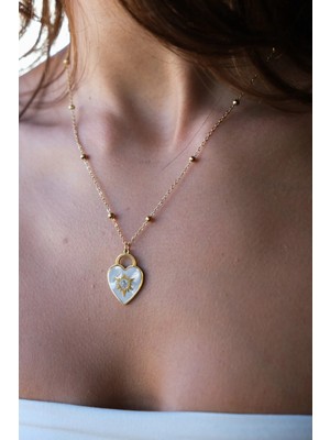 Serenite Collection Kalp Çelik Kolye