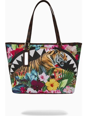 Sprayground Savage Bloom Suya Dayanıklı Suni Deri Omuz Çantası