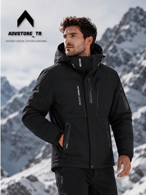 advstore.tr Erkek Termal Kar Mont -30C Kadar Koruma Sağlar Su Geçirmez