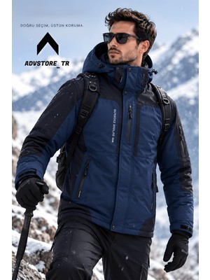 advstore.tr Erkek Termal Kar Mont -30C Kadar Koruma Sağlar Su Geçirmez