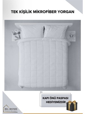 Hig Home Tek Kişilik Pamuklu Microfiber Yorgan