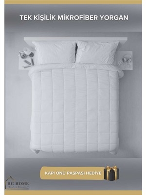 Hig Home Tek Kişilik Lüx Microfiber Yorgan