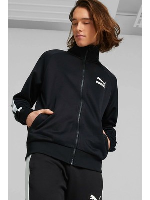 Puma Iconic T7 Track Jacket Pt Siyah Erkek Fermuarlı Sweatshirt