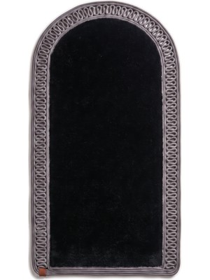 Merplush Mihraplı Peluş Seccade 75X130 cm Süet Taban Yıkanabilir Yumuşak Namaz Halısı