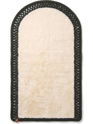Merplush Mihraplı Peluş Seccade 75X130 cm Süet Taban Yıkanabilir Yumuşak Namaz Halısı