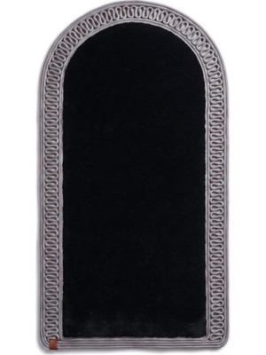 Merplush Mihraplı Peluş Seccade 75X130 cm Süet Taban Yıkanabilir Yumuşak Namaz Halısı