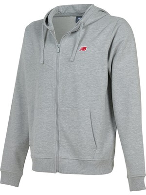 New Balance MNJ3607 Gri Melanj Erkek Sweatshirt