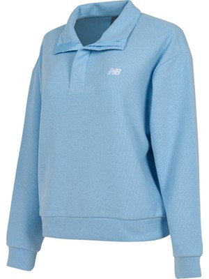New Balance WNC3640 Mavi Kadın Sweatshirt